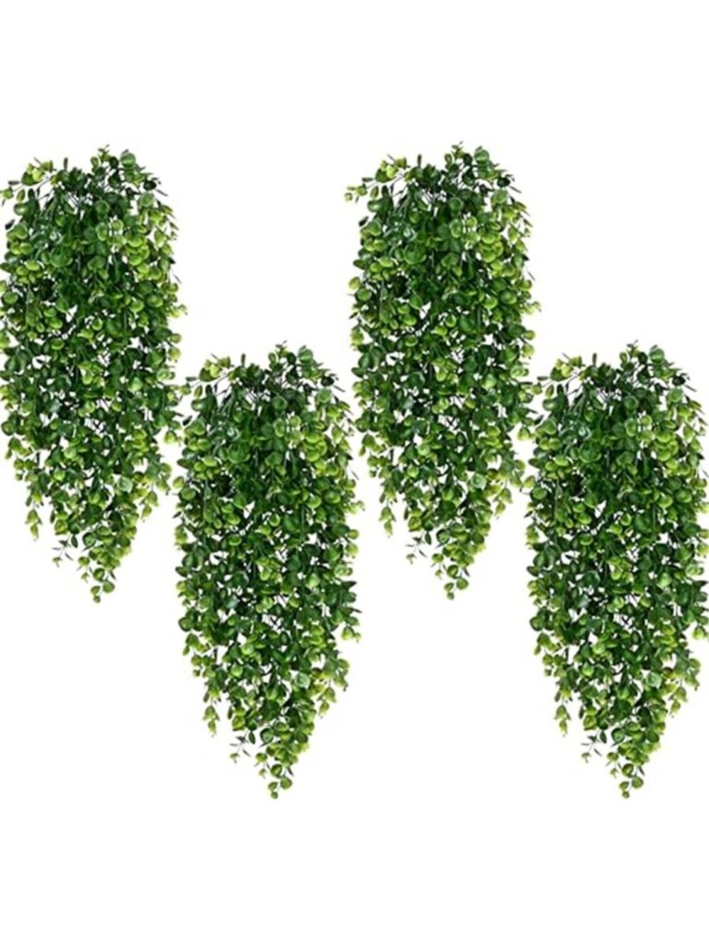 Artificial Hanging Plants Fake Eucalyptus Leaves Ivy Vines Boho Wall Decor 4Pcs